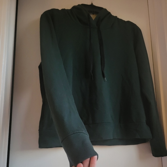 Green hooded sweatshirt - Picture 3 of 5